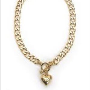 Gold Juicy Couture Banner Necklace